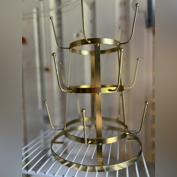 SALE!!! Gold Mug Rack | Mug Tree - Picture 2 of 3